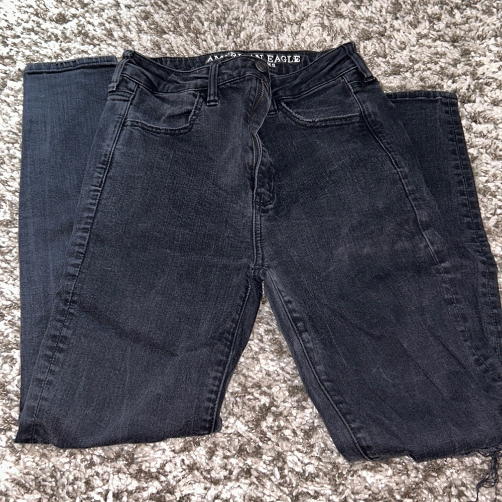 American Eagle black skinny jeans